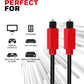 Honeywell Digital optical Cable 2 Mtr (TosLink) Value Series/3 Years Warranty