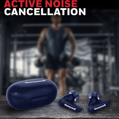 Honeywell Trueno U5000 Truly Wireless ANC Earbuds - White/Black/Blue Ultimate Series/1 Year Warranty