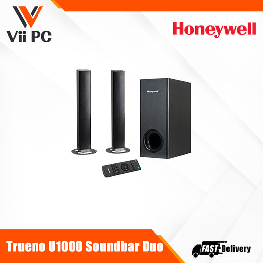 Honeywell Trueno U1000 Soundbar Duo – Black Ultimate Series/1 Year Warranty