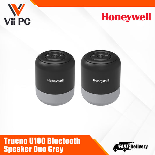 Honeywell Trueno U100 Bluetooth Speaker Duo – Grey Ultimate Series/1 Year Warranty