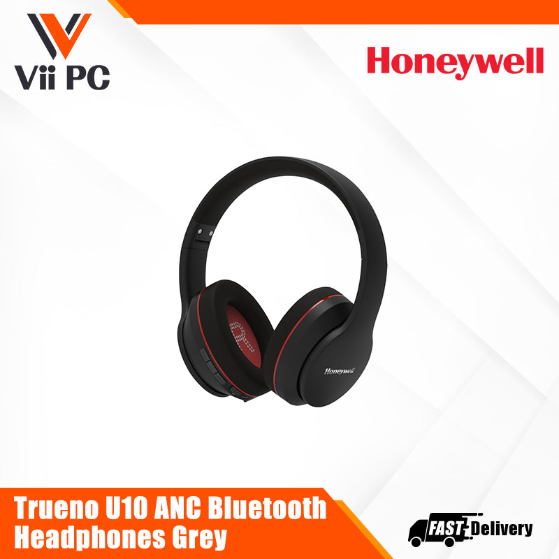 Honeywell Trueno U10 ANC Bluetooth Headphones - Grey/Silver Ultimate Series/1 Year Warranty