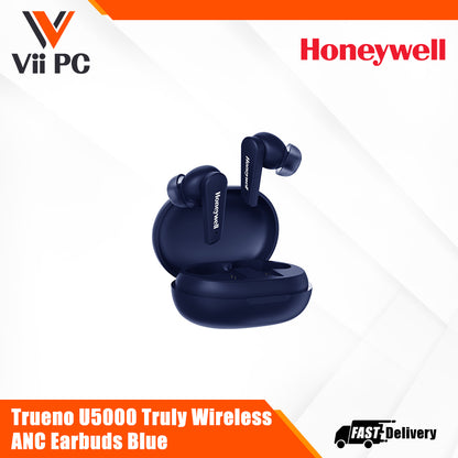 Honeywell Trueno U5000 Truly Wireless ANC Earbuds - White/Black/Blue Ultimate Series/1 Year Warranty