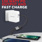 Honeywell Type C To Dual Type C Cable Silver Platinum Series/1 Year Warranty