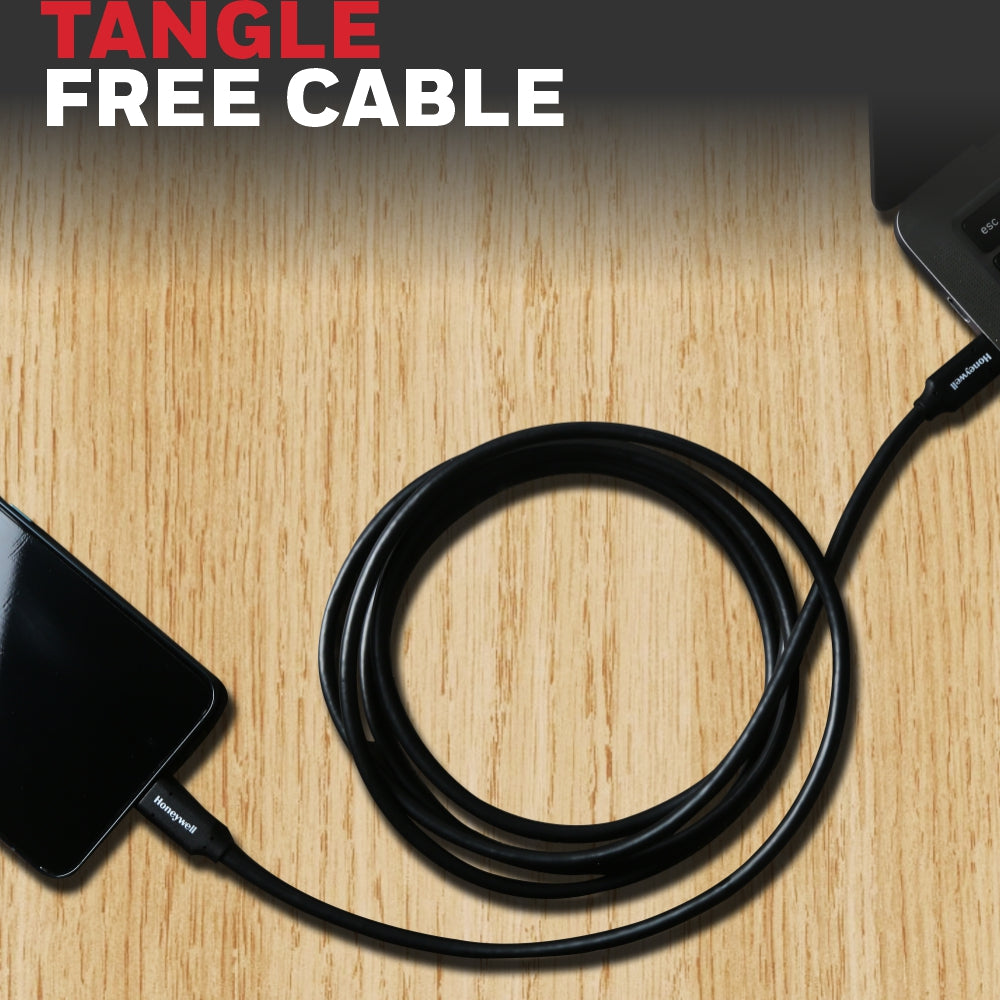 Honeywell Type C to Type C USB 3.1 Cable 1.8mtr Platinum Series/1 Year Warranty - BLACK