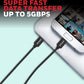 Honeywell Type C to Type C USB 3.1 Cable 1.8mtr Platinum Series/1 Year Warranty - BLACK