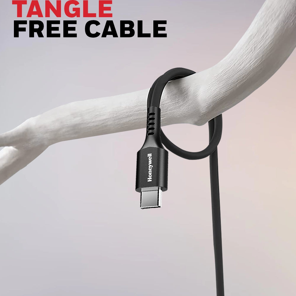 Honeywell Type C to Type C Cable 1.8mtr Platinum Series/1 Year Warranty - BLACK