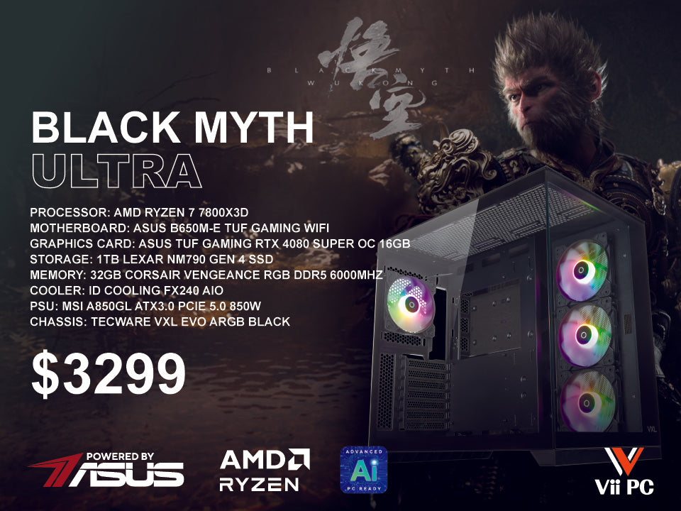 BLACK MYTH ULTRA - AMD Gaming PC