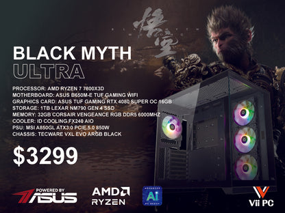 BLACK MYTH ULTRA - AMD Gaming PC