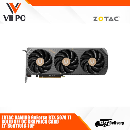 ZOTAC GAMING GeForce RTX 5070 Ti SOLID SFF OC DESKTOP GRAPFHICS CARD