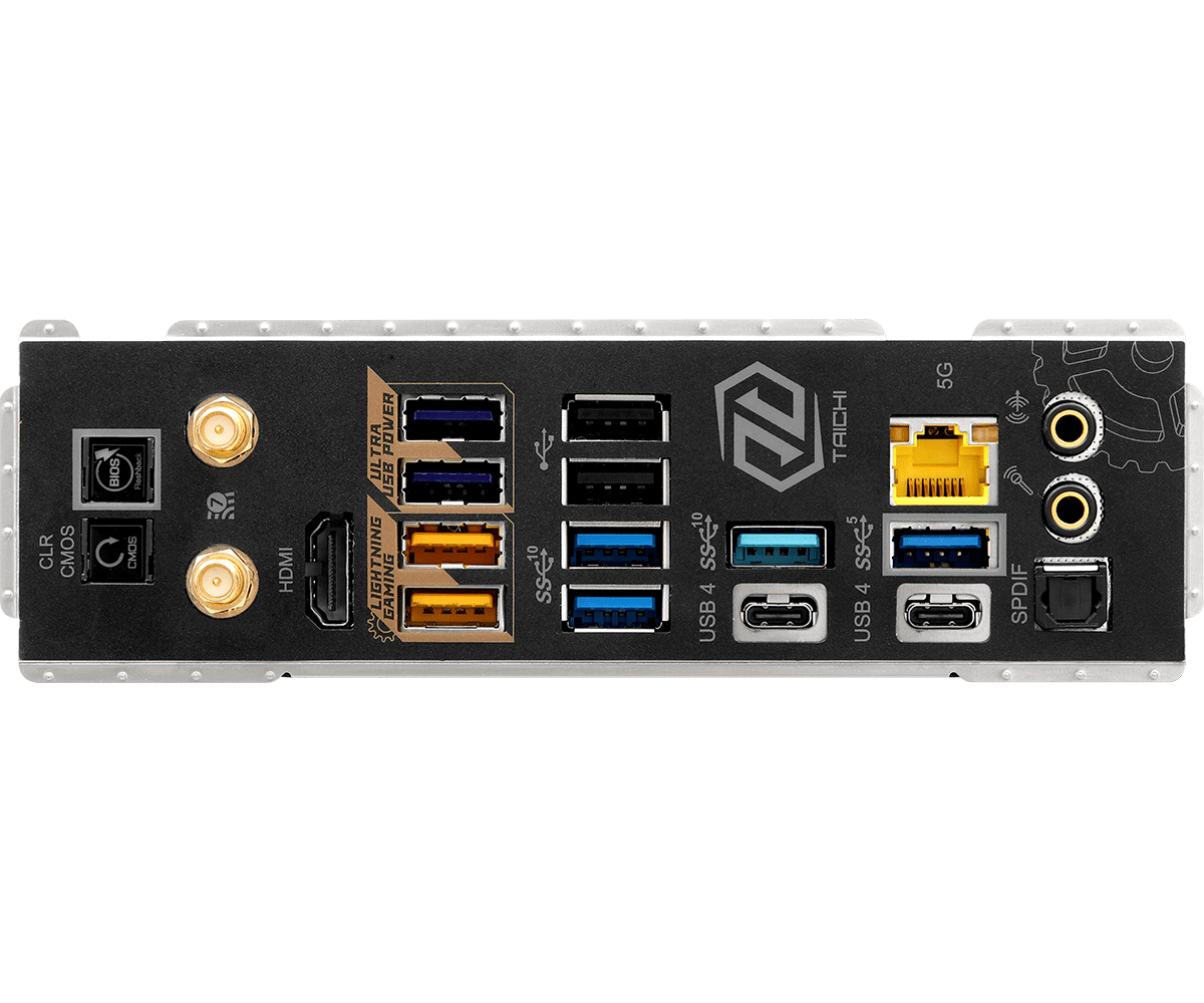 ASROCK X870E Taichi Lite AM5 Ryzen™ 9000 Series Processors, DDR5 WIFI7 E-ATX Gaming Motherboard