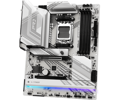 ASROCK X870 PRO RS WIFI AMD Ryzen 9000 Series DDR5 Gaming Motherboard - White