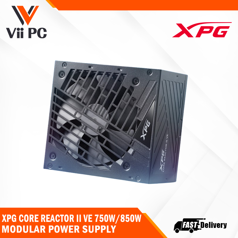 XPG CORE REACTOR II VE Modular Power Supply (750W/850W) - Intel’s latest ATX 3.1 design, 80 Plus® Gold