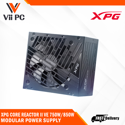 XPG CORE REACTOR II VE Modular Power Supply (750W/850W) - Intel’s latest ATX 3.1 design, 80 Plus® Gold