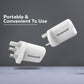 Honeywell ZEST CHARGER PD 20W Platinum Series/3 Years Warranty - BLACK/WHITE