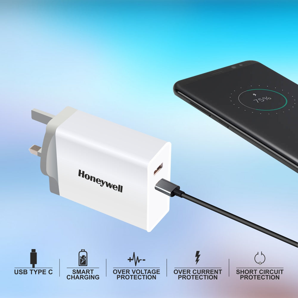 Honeywell Zest Charger PD 60W Platinum Series/3 Years Warranty