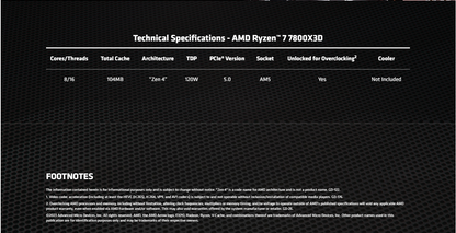 ASUS ROG STRIX B650E-F GAMING WIFI AM5 ATX Motherboard + AMD Ryzen 7 7800X3D (AM5) Processor BUNDLE