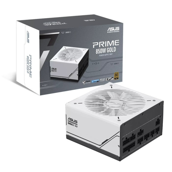 ASUS Prime AP750G/AP850G 750W/850W ATX 3.0 with PCIe GEN 5.0 graphics card Full Modular 80 Plus® Gold Power Supply (8 Year Warranty)