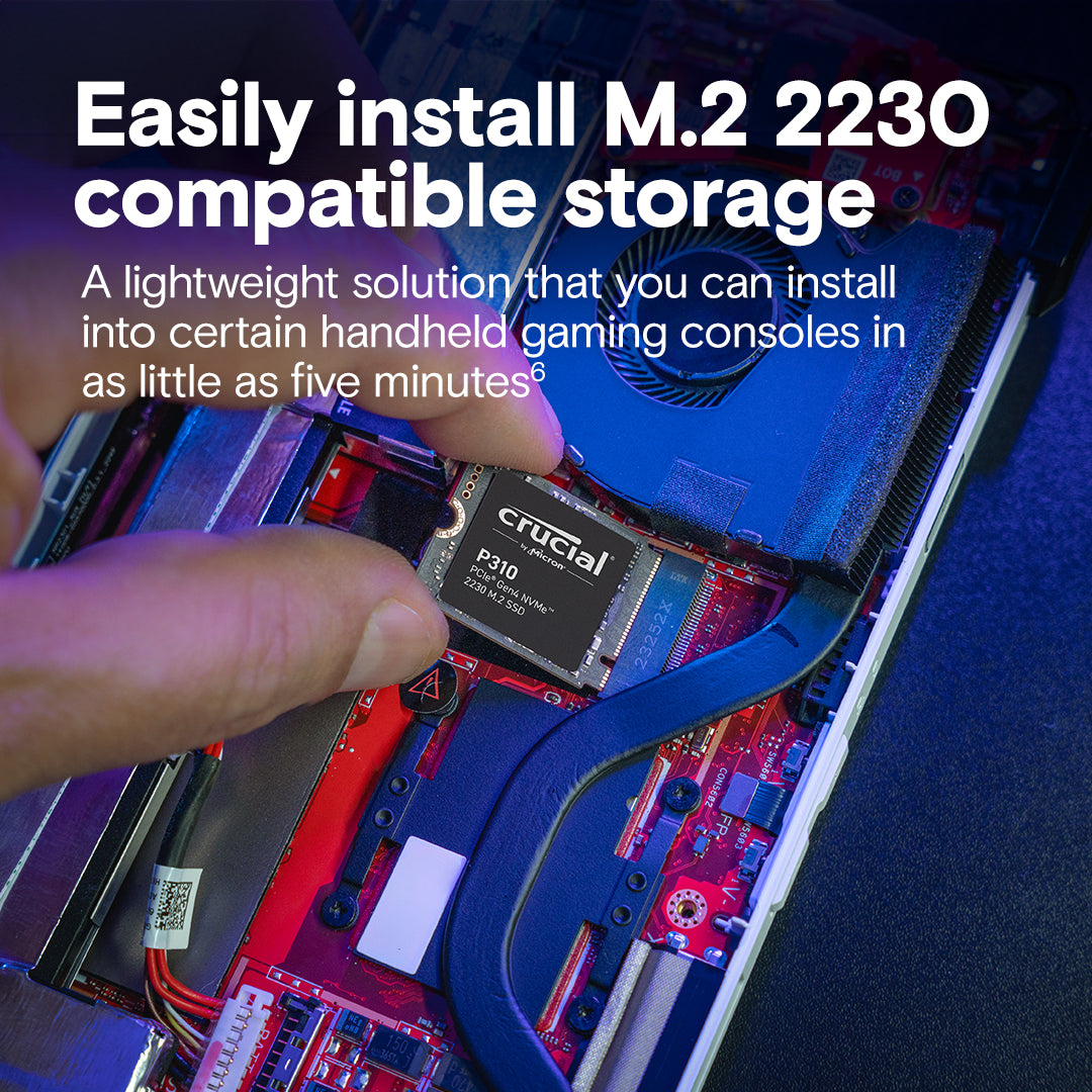 Crucial P310 (500GB/1TB/2TB) PCIe Gen4 NVMe 2230 M.2 SSD