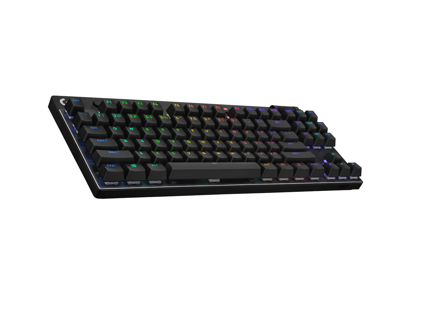 LOGITECH PRO X TKL LIGHTSPEED GAMING KEYBOARD - BLACK,WHITE,MAGENTA (GX-BROWN) 2Y