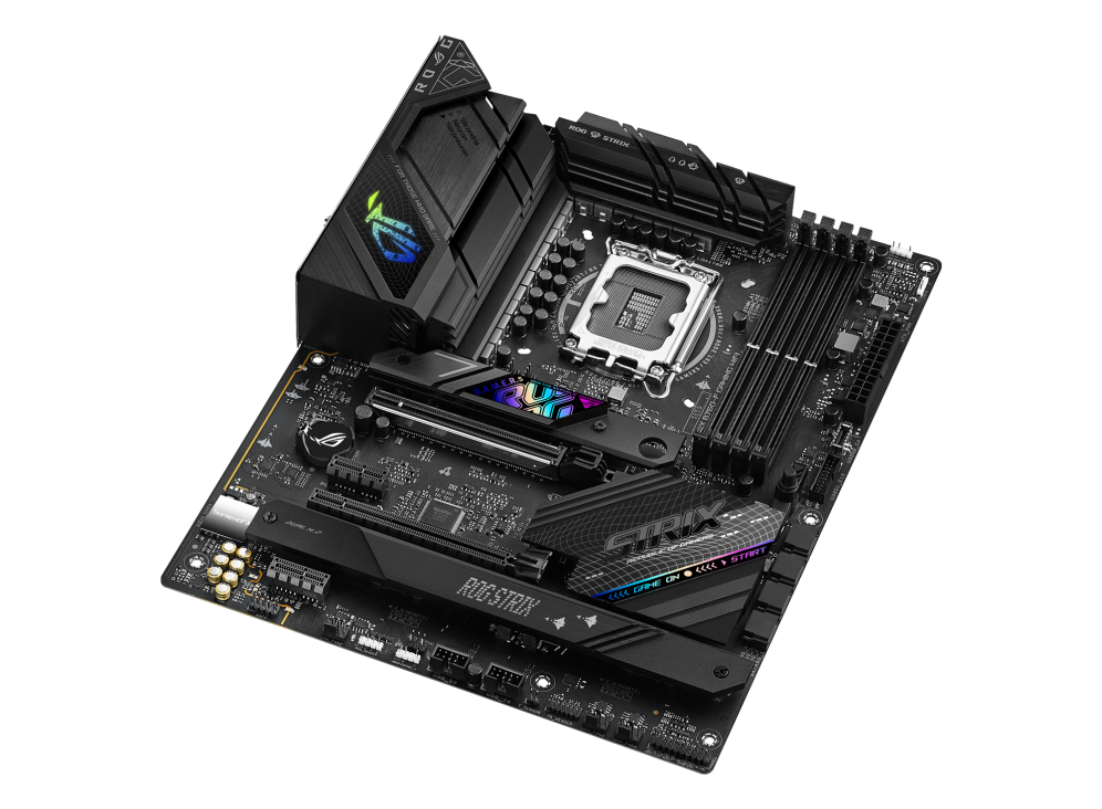 ASUS ROG STRIX Dual LC II 240 ARGB AIO CPU Liquid Cooler + ASUS ROG STRIX B760-F GAMING WIFI 6E DDR5 Motherboard BUNDLE