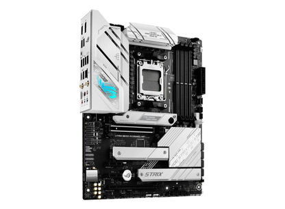ASUS ROG STRIX LC II 240 ARGB AIO White Edition CPU Liquid Cooler + ASUS ROG STRIX B650-A GAMING WIFI 6E ATX Motherboard (AIO Cooler BUNDLE)