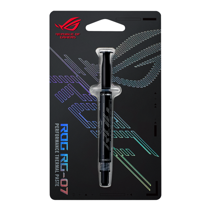 ROG RG-07 PERFORMANCE THERMAL PASTE - Premium thermal conductivity, Easy and Smooth application, High-endurance formula