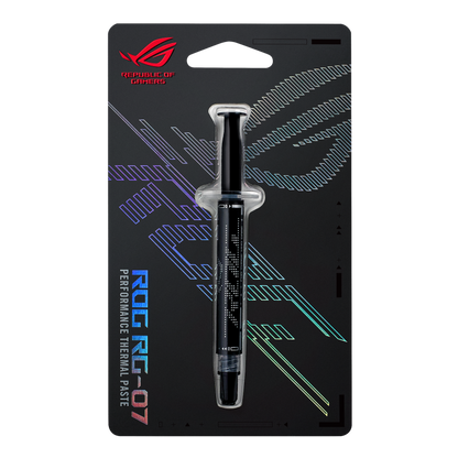 ROG RG-07 PERFORMANCE THERMAL PASTE - Premium thermal conductivity, Easy and Smooth application, High-endurance formula