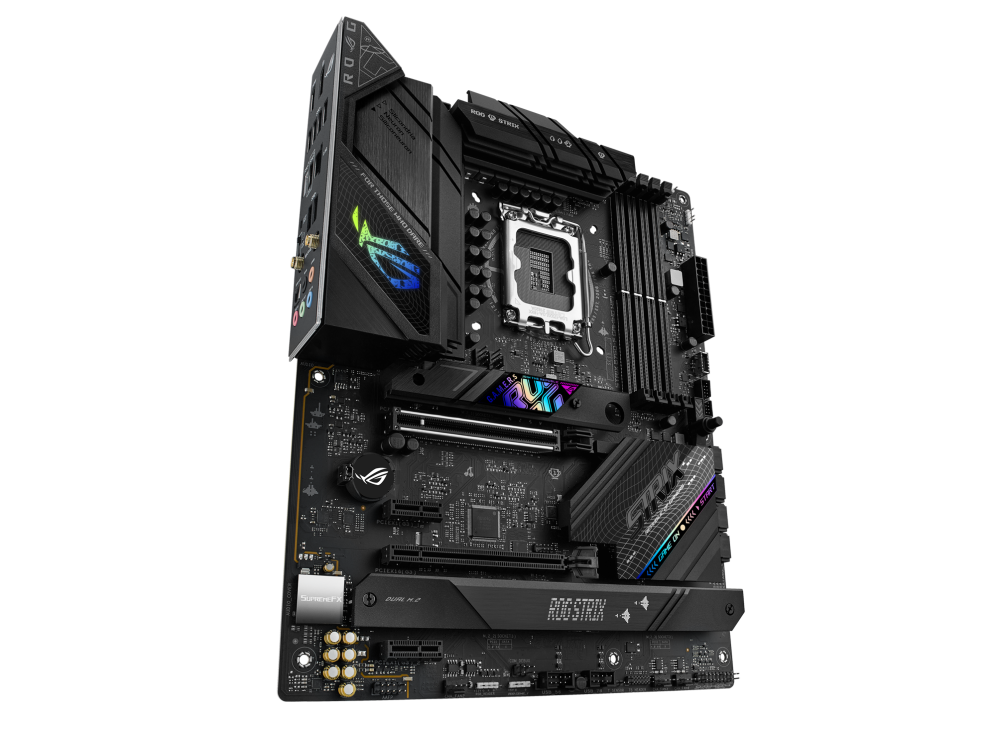 ASUS ROG STRIX Dual LC II 240 ARGB AIO CPU Liquid Cooler + ASUS ROG STRIX B760-F GAMING WIFI 6E DDR5 Motherboard BUNDLE