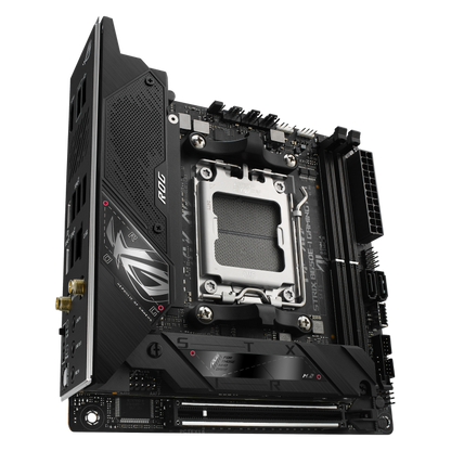ASUS ROG STRIX B650E-I GAMING WIFI AM5 Mini-ITX Motherboard + AMD Ryzen 7 7800X3D (AM5) Processor BUNDLE