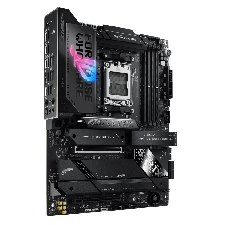 ASUS ROG STRIX X870E-E GAMING WIFI AM5 ATX Motherboard + AMD Ryzen™ 7 9800X3D Desktop Processor BUNDLE