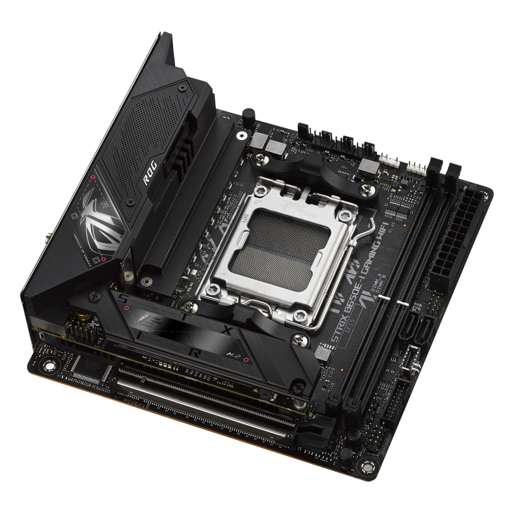 ASUS ROG STRIX B650E-I GAMING WIFI AM5 Mini-ITX Motherboard + AMD Ryzen 7 7800X3D Processor BUNDLE