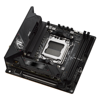 ASUS ROG STRIX B650E-I GAMING WIFI AM5 Mini-ITX Motherboard + AMD Ryzen 7 7800X3D (AM5) Processor BUNDLE