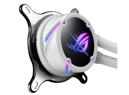 ASUS ROG STRIX LC II 240 ARGB AIO White Edition CPU Liquid Cooler + ASUS ROG STRIX B650-A GAMING WIFI 6E ATX Motherboard (AIO Cooler BUNDLE)