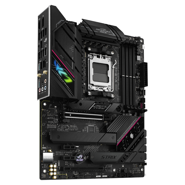 ASUS ROG STRIX B650E-F GAMING WIFI AM5 ATX Motherboard + AMD Ryzen 7 7800X3D (AM5) Processor BUNDLE