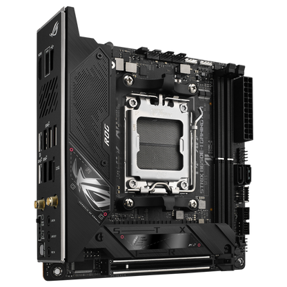 ASUS ROG STRIX B650E-I GAMING WIFI AM5 Mini-ITX Motherboard + AMD Ryzen 7 7800X3D (AM5) Processor BUNDLE