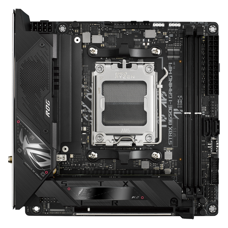 ASUS ROG STRIX B650E-I GAMING WIFI AM5 Mini-ITX Motherboard + AMD Ryzen 7 7800X3D Processor BUNDLE