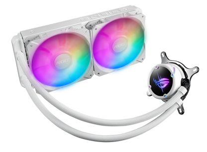 ASUS ROG STRIX LC II 240 ARGB AIO White Edition CPU Liquid Cooler + ASUS ROG STRIX B650-A GAMING WIFI 6E ATX Motherboard (AIO Cooler BUNDLE)