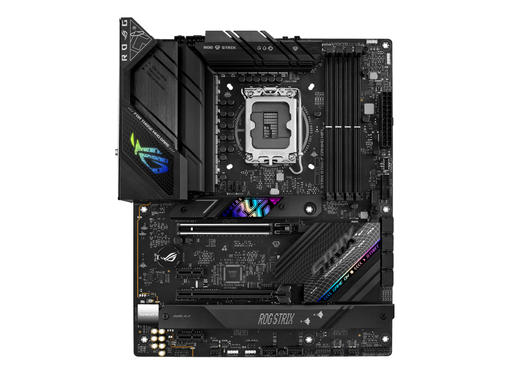 ASUS ROG STRIX Dual LC II 240 ARGB AIO CPU Liquid Cooler + ASUS ROG STRIX B760-F GAMING WIFI 6E DDR5 Motherboard BUNDLE