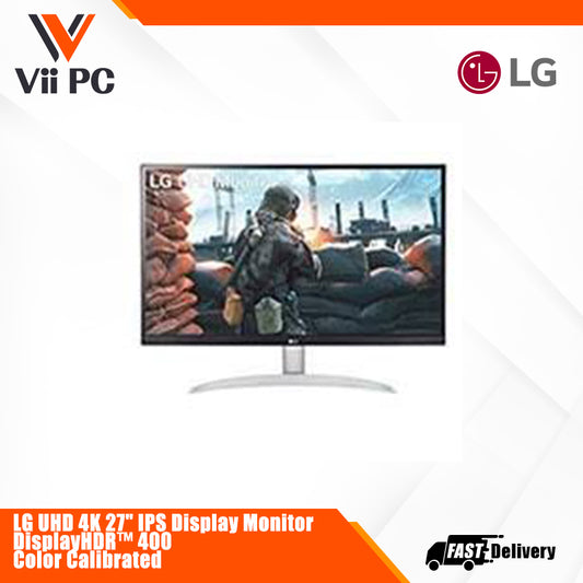 LG 27UP600K UHD 4K 27" IPS Display HDR 400 Color Calibrated 60HZ 5ms (GtG at Faster) Tilt GAMING MONITOR