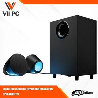 LOGITECH G560 LIGHTSYNC RGB PC GAMING SPEAKERS(1Y)
