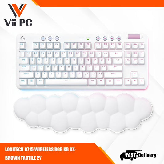 LOGITECH G715 WIRELESS RGB KB GX-BROWN TACTILE RED LINEAR 2Y