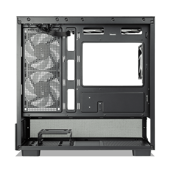 TECWARE INFINITY M ARGB - Omni Link DUAL TEMPERED GLASS MATX CASE - 3 x Omni Link ARGB Fans Included(2 side 1 rear), 360mm radiator(3x 120mm)