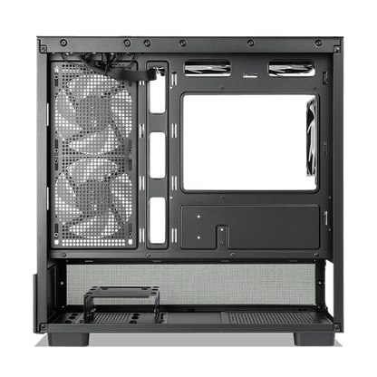 TECWARE INFINITY M ARGB - Omni Link DUAL TEMPERED GLASS MATX CASE - 3 x Omni Link ARGB Fans Included(2 side 1 rear), 360mm radiator(3x 120mm)