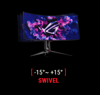 ASUS ROG Swift OLED PG34WCDM 34" UWQHD (3440 x 1440) 800R curved OLED panel, 240Hz, 0.03ms (GTG), G-SYNC, ROG Smart KVM Gaming Monitor (*Pre-Order 30days)