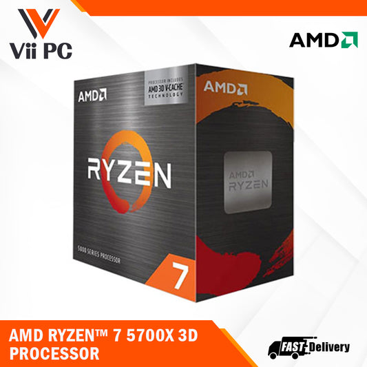AMD Ryzen™ 7 5700X3D without Cooler - Ryzen 7 5000 Series Desktop Processor (8-Core 3.0GHz Socket AM4 105W Non-Integrated Boxed Processor)
