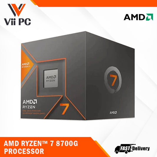AMD Ryzen™ 7 8700G with Wraith Spire Cooler - Ryzen 7 8000 G-Series Desktop Processor (8-Cores, 16-threads, 4.2GHz, Socket AM5, 65W)
