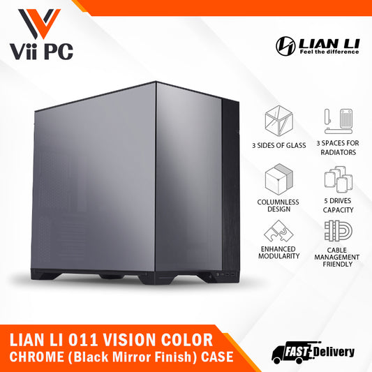 [NEW LAUNCH] LIAN LI 011 VISION COLOR CHROME (Black Mirror Finish) Casing