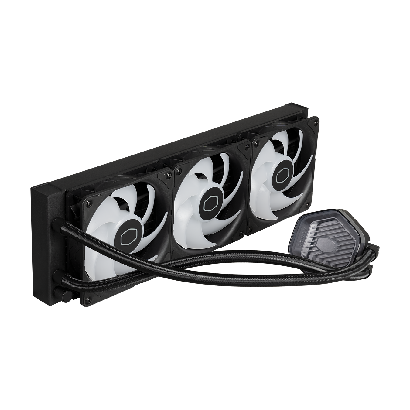 COOLER MASTER MASTERLIQUID 240/360 ATMOS ARGB CLOSE-LOOP AIO CPU LIQUID COOLER, Customize Pump, Sickleflow Edge PWM Fans, 240mm/360mm Radiator, CryoFuze (AMD AM5/AM4, Intel LGA1700/1200)