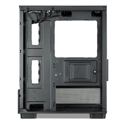 TECWARE INFINITY M2 ARGB OMNI LINK DUAL TEMPERED GLASS MATX CASE - 3x ARGB Omni Link Fans Included, Same High Performance and Reliability as OMNI PWM fans
