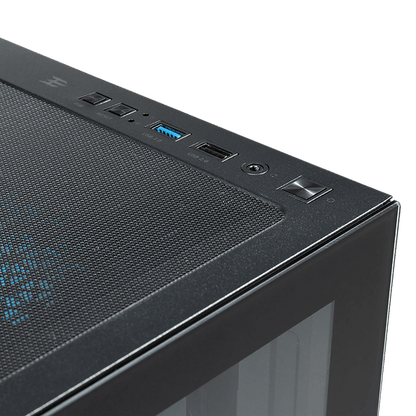 TECWARE INFINITY M2 ARGB OMNI LINK DUAL TEMPERED GLASS MATX CASE - 3x ARGB Omni Link Fans Included, Same High Performance and Reliability as OMNI PWM fans
